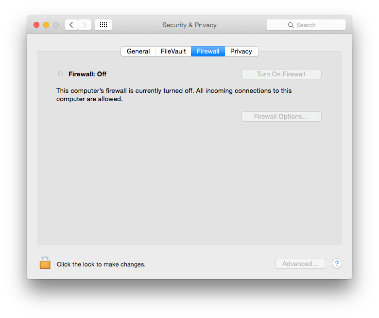 Ensure that all software firewalls are turned off, or diagnosis will be fraught.