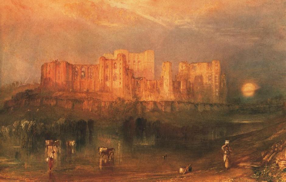 Joseph Mallord William Turner, Kenilworth Castle (c 1830), watercolour, body colour and graphite on paper, 29.2 x 45.4 cm, Fine Arts Museums of San Francisco. WikiArt.