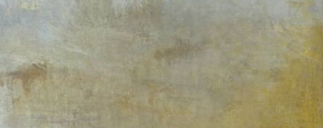 Joseph Mallord William Turner, Norham Castle, Sunrise (detail) (c 1845), oil on canvas, 90.8 x 121.9 cm, The Tate Gallery, London. WikiArt.