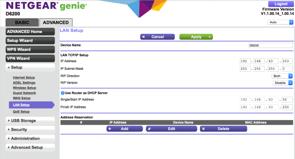 Check that only one device is serving DHCP to your network. Ideally allocate a block of addresses for static IP address assignment for fixed devices.