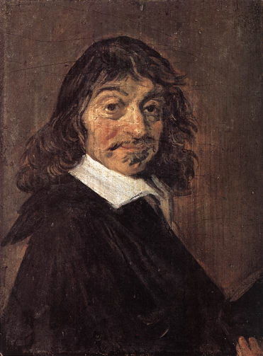 Frans Hals, Portrait of René Descartes (c 1649), old on panel, 19 x 14 cm, Statens Museum for Kunst, Copenhagen. Web Gallery of Art via Wikimedia Commons.  Would you trust this man to change the world?