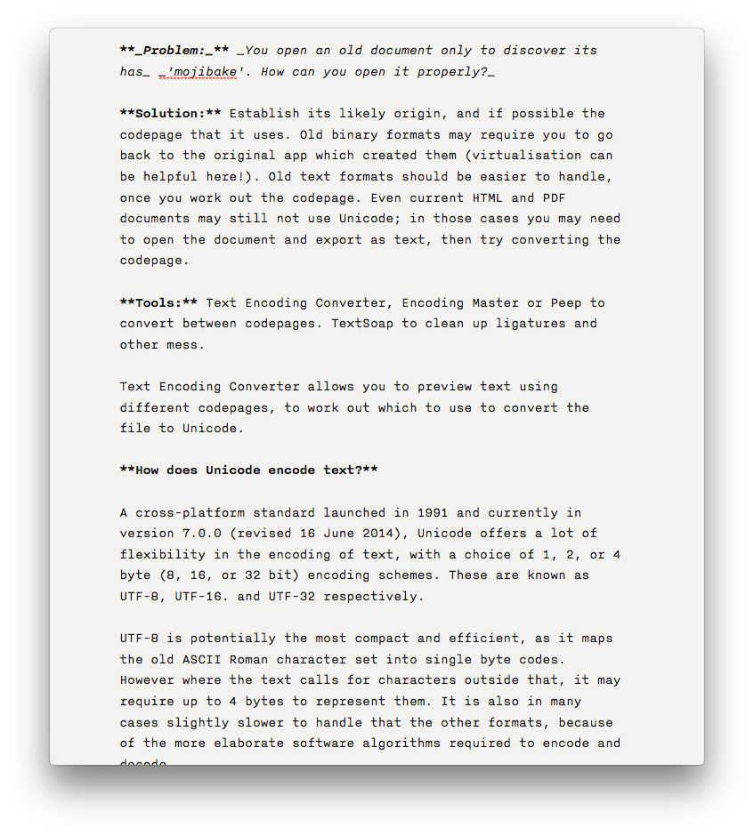 Words on Macs: 3 From text to documents – The Eclectic Light Company