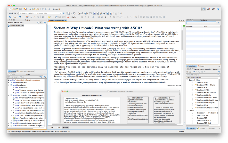 Oxygen now sports a WYSIWYG editor for XML documents.