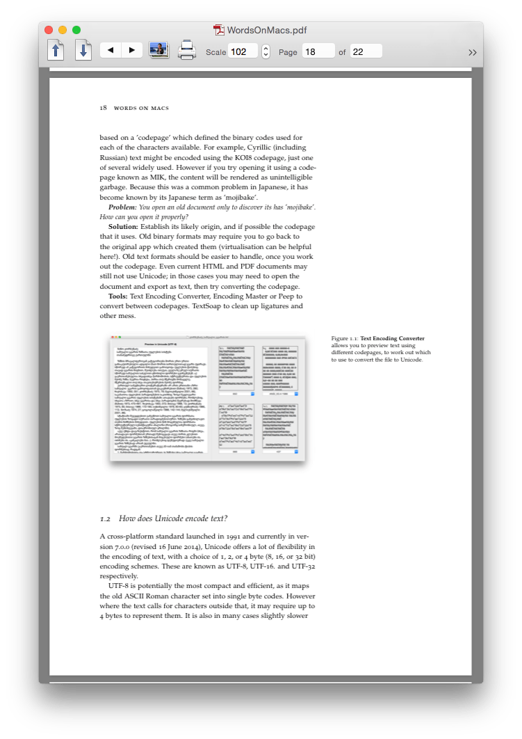 Teashop then generates an absolutely gorgeous PDF file, ready to view or print.