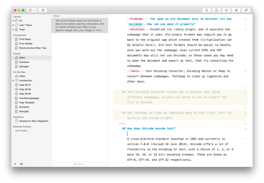 Words on Macs: 3 From text to documents – The Eclectic Light Company
