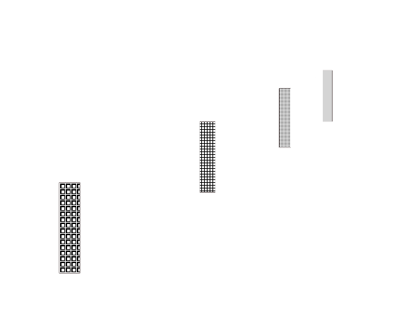 With additional depth cues, a texture gradient enhances the impression of depth.