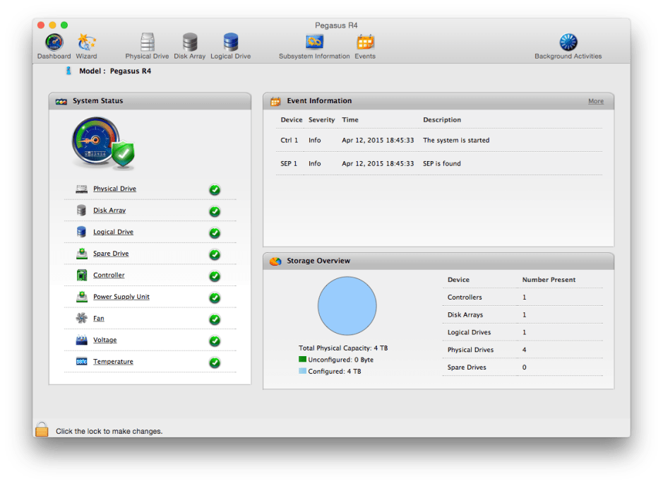 Promise Pegasus hardware RAID systems are a popular Thunderbolt peripheral.