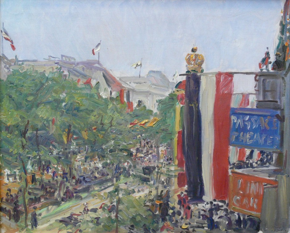 Max Slevogt, Unter den Linden (Under the Limes) (1913), oil on canvas, dimensions not known, Alte Nationalgalerie, Berlin. Wikimedia Commons.