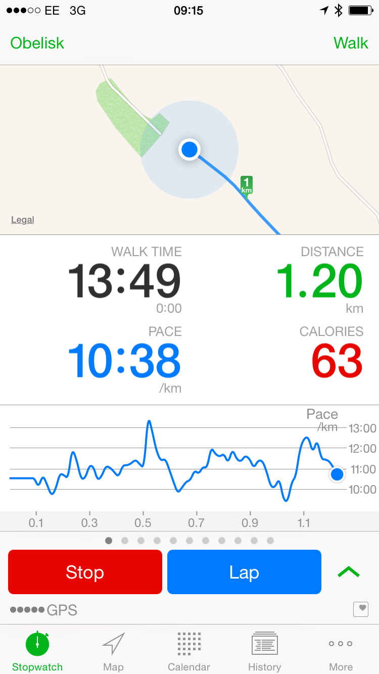 Abvio's Walkmeter is apparently unable to acquire heart rate data from the Apple Watch.