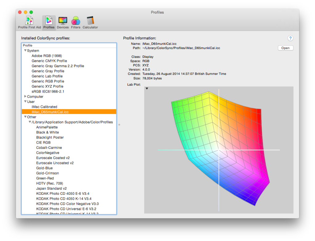 Q&A: Managing colour profiles – The Eclectic Light Company