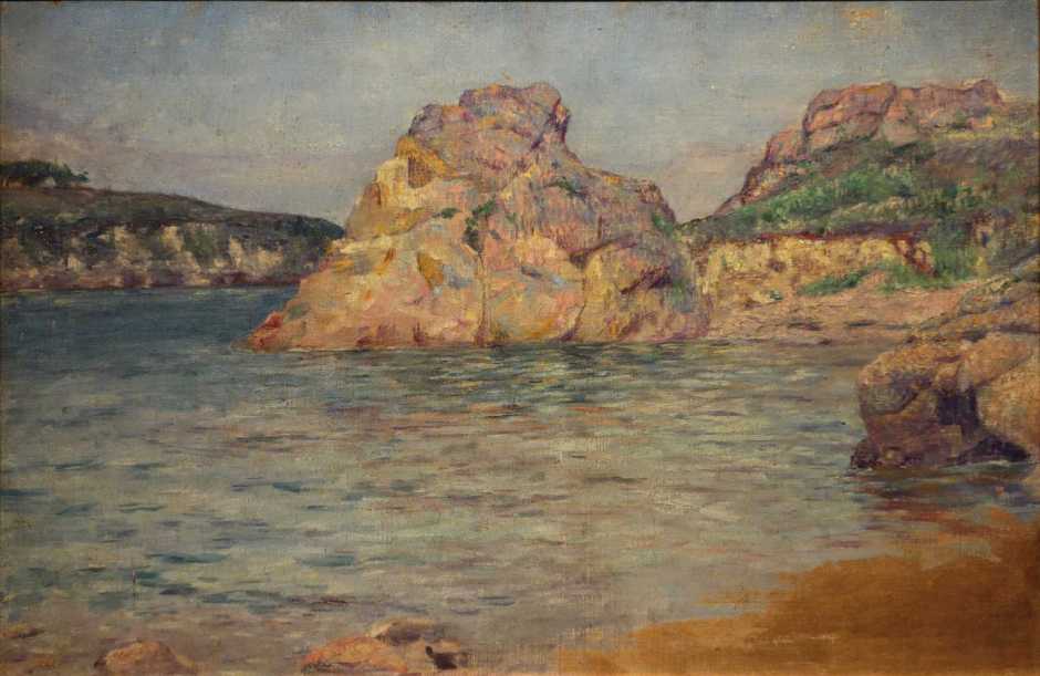 Kume Keiichirō, An Island, Bréhat (1891), oil, 41 x 62 cm, National Museum of Modern Art, Tokyo. By Daderot, via Wikimedia Commons.