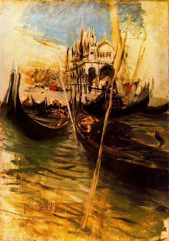 Giovanni Boldini (1842-1931), San Marco in Venice (1895), oil on canvas, dimensions not known, location not known. WikiArt.