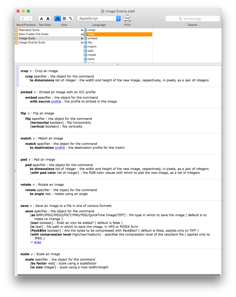 applescript: beginner's tutorial Images High Quality... How to use AppleScript to automate image processing – The Eclectic ...