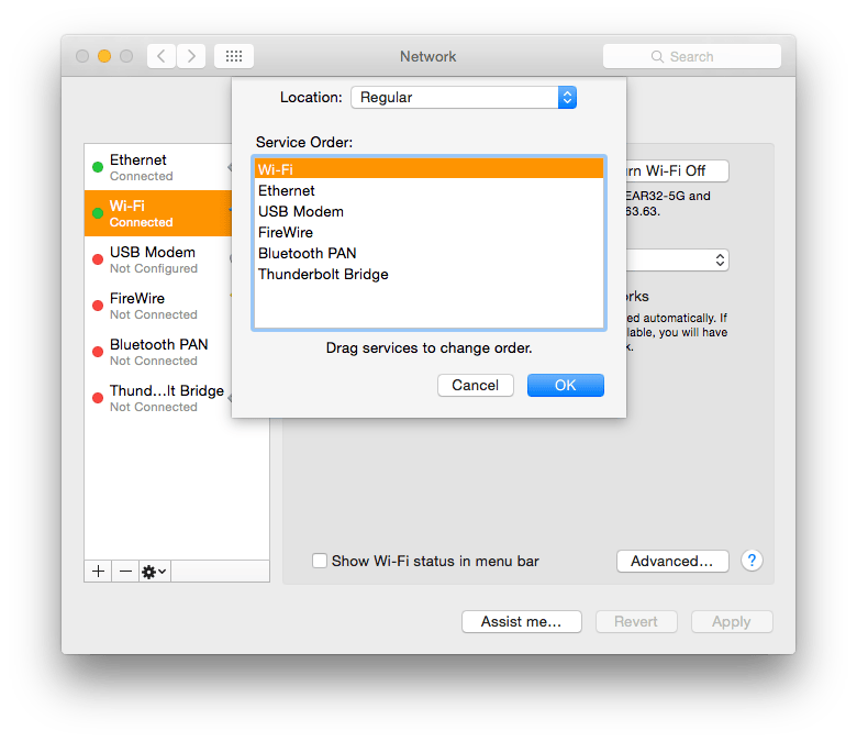 Network Order Q&A: Missing network connection – The Eclectic Light Company