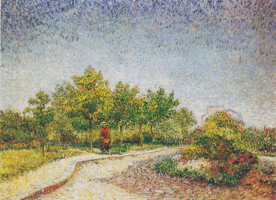 Vincent van Gogh, Square Saint-Pierre, Paris (1887), oil on canvas, 59.4 x 81.3 cm, Yale University Art Gallery, New Haven, CT. Wikimedia Commons.