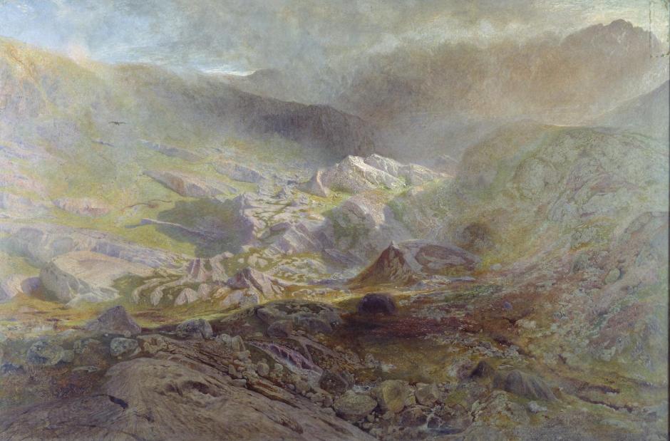 Cwm Trefaen c.1855-60 by Alfred William Hunt 1830-1896