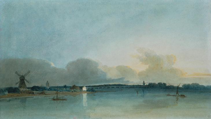 The White House at Chelsea 1800 by Thomas Girtin 1775-1802