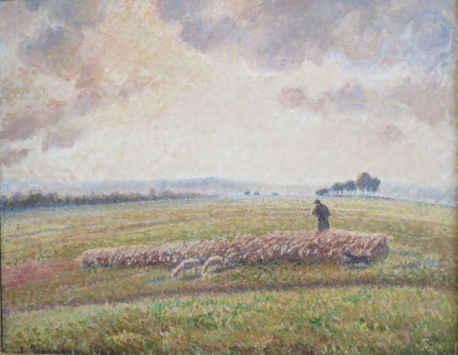 pissarrolandscapeflocksheep