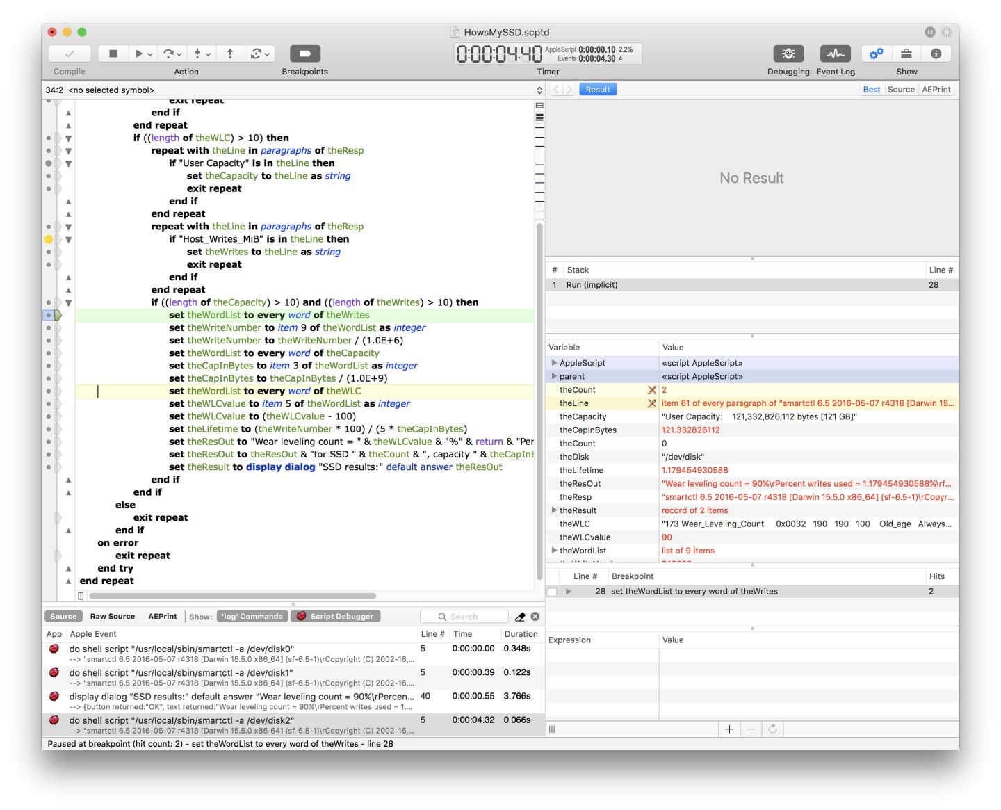 Script Debugger version 6 – The Eclectic Light Company