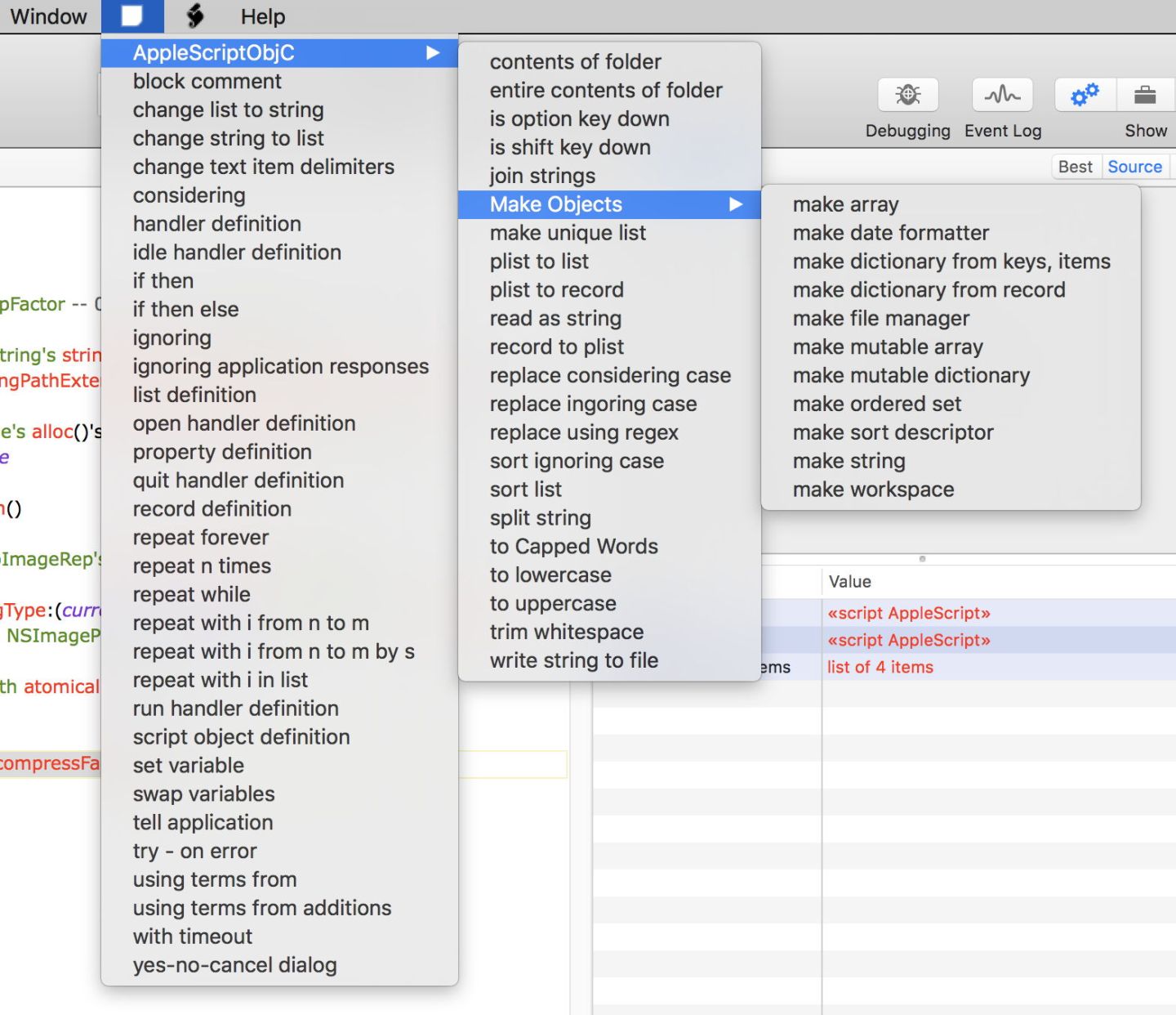 Script Debugger version 6 – The Eclectic Light Company
