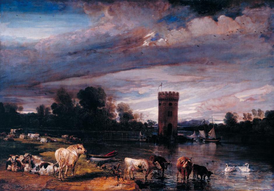 View in Tabley Park 1813-8 by James Ward 1769-1859