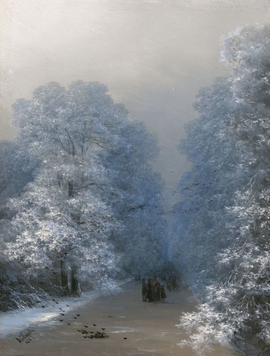 aivazovskywinterlandscape