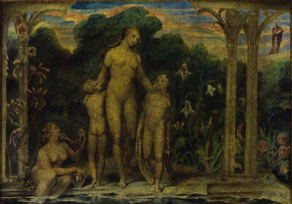 Bathsheba at the Bath c.1799-1800 by William Blake 1757-1827