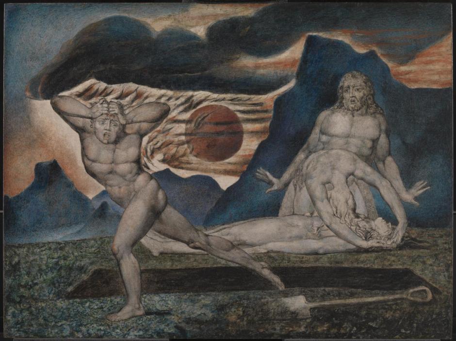 The Body of Abel Found by Adam and Eve c.1826 by William Blake 1757-1827