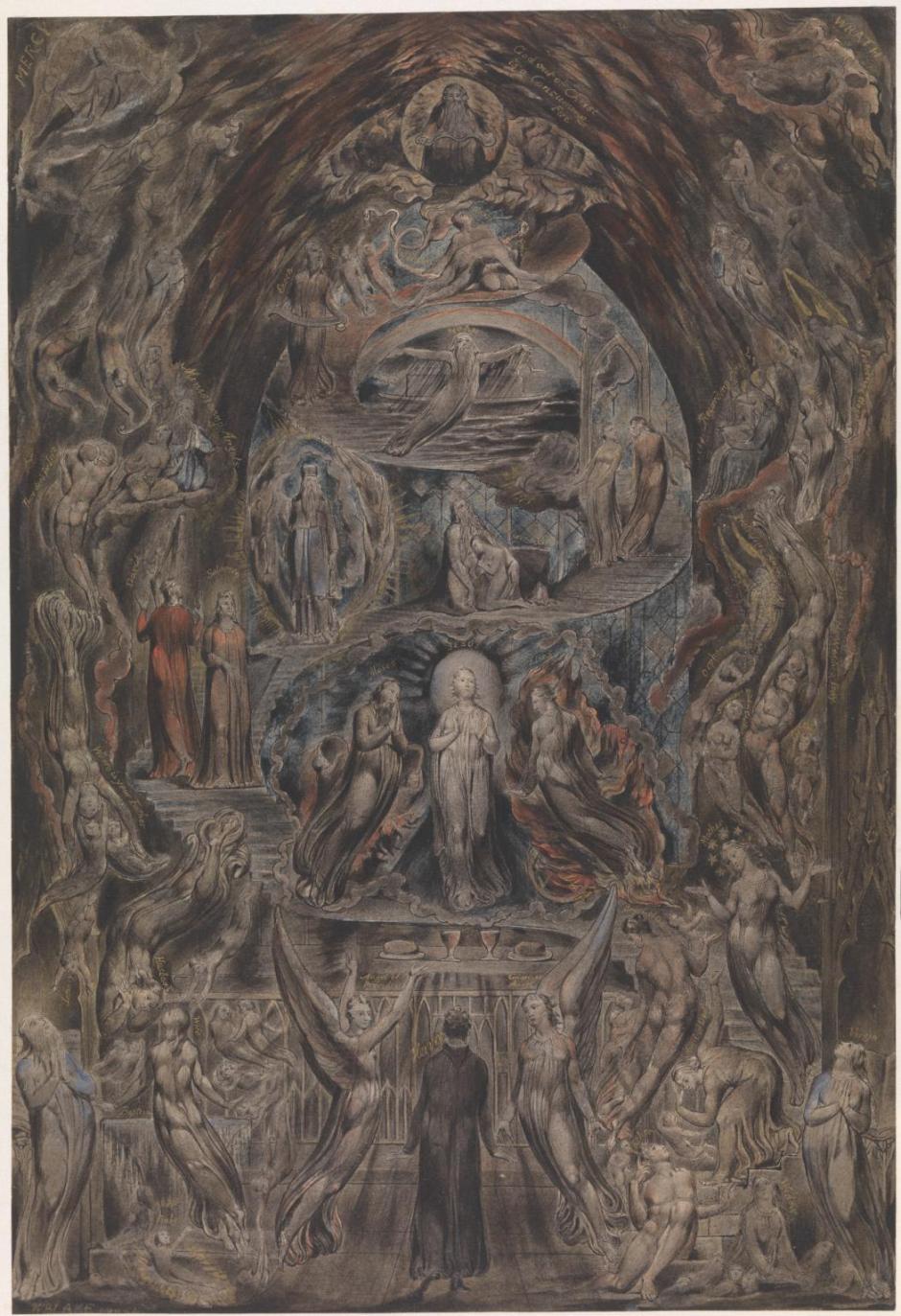 Epitome of James Hervey's 'Meditations among the Tombs' c.1820-5 by William Blake 1757-1827