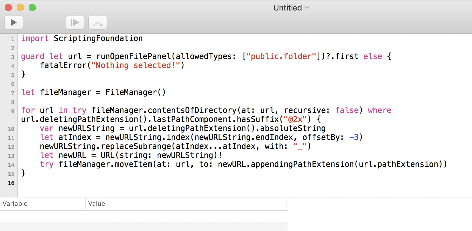 Swivet Examples Resources to help the non-novice learn and use Swift on macOS – The ...