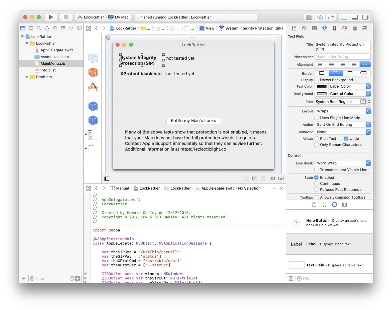 Making a better app to check your Mac’s security systems – The Eclectic ...