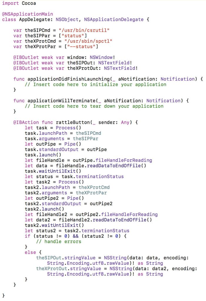Status Check Coding Course Mac Making a better app to check your Mac’s security systems – The Eclectic ...