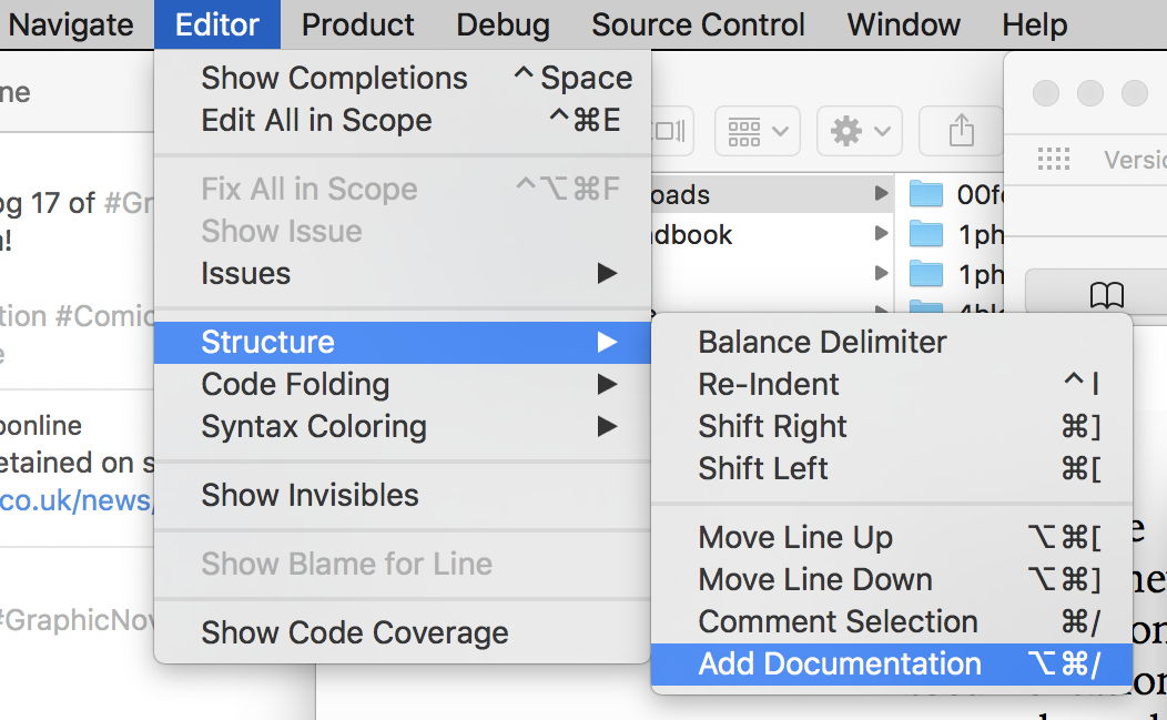 More fun scripting with Swift and Xcode: Swift Documentation Markup ...