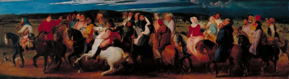 The Pilgrimage to Canterbury 1806-7 by Thomas Stothard 1755-1834