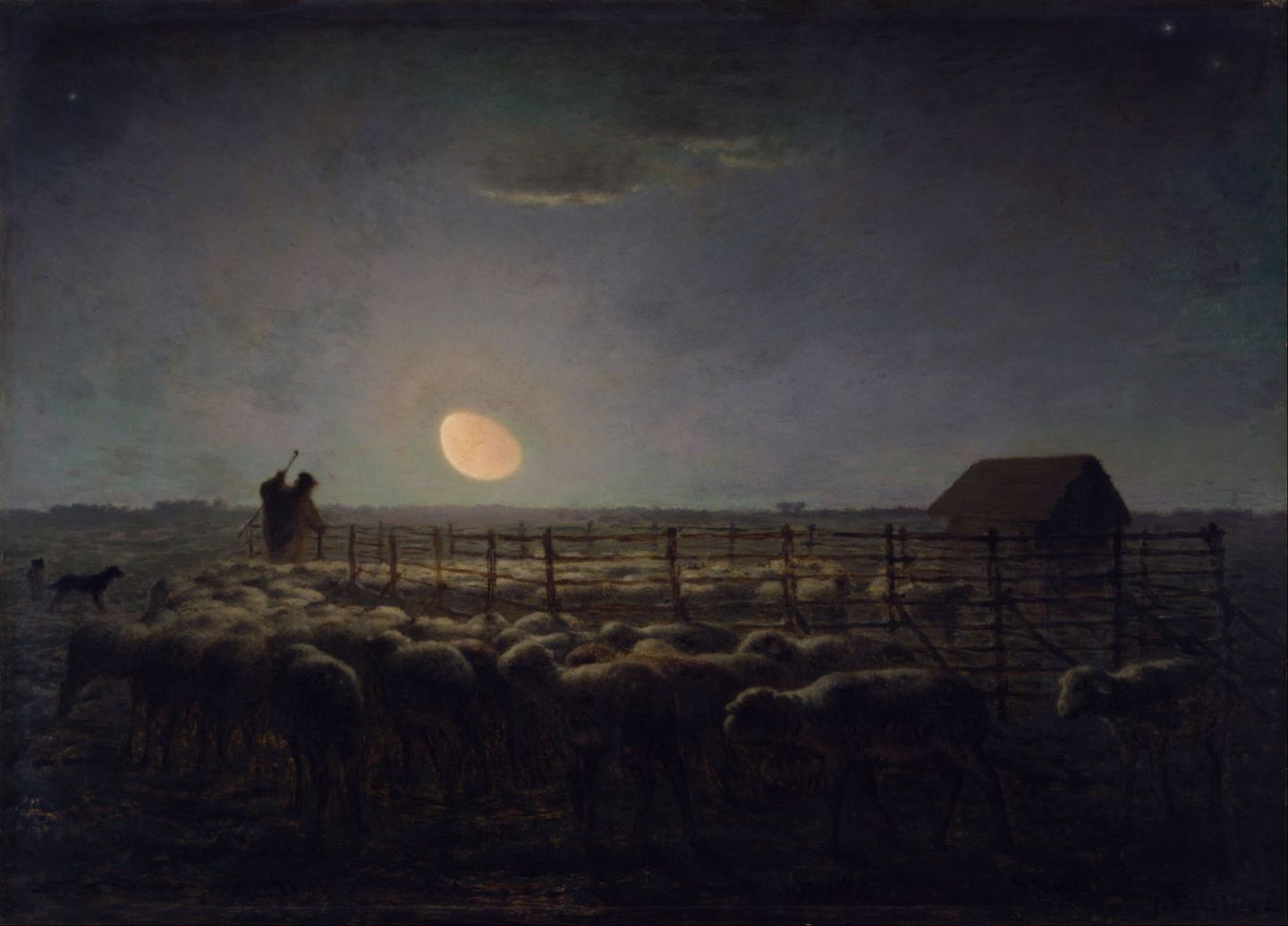 Millet Visual Reading visual art: 78 Shepherds and sheep – The Eclectic Light Company