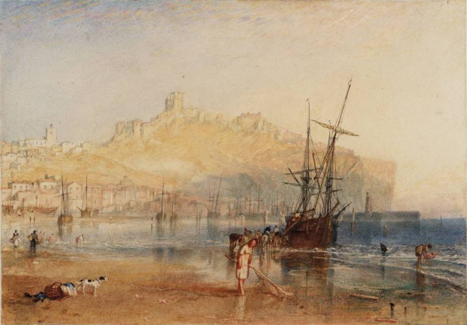 Scarborough circa 1825 by Joseph Mallord William Turner 1775-1851