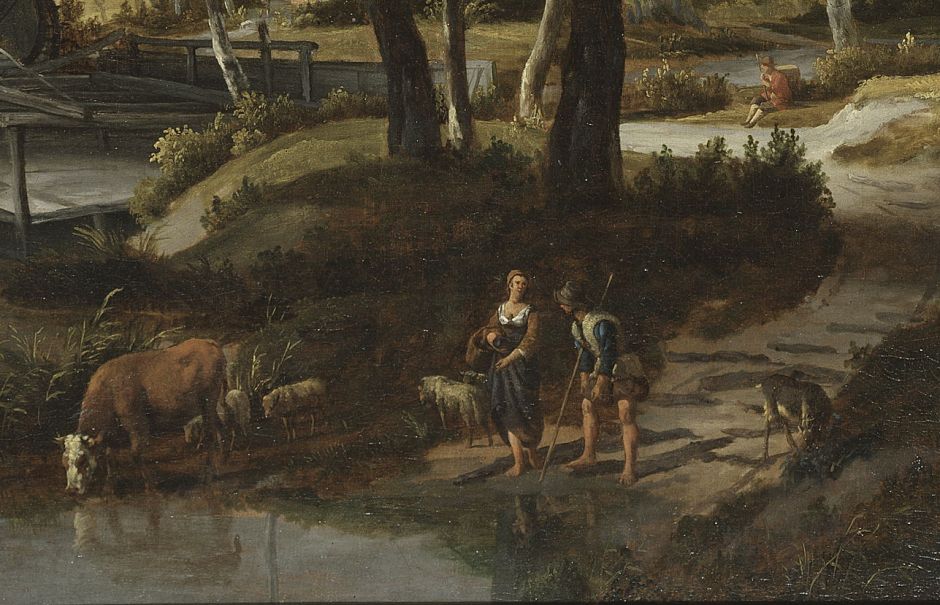 hobbemawoodedlandscapewatermilld1