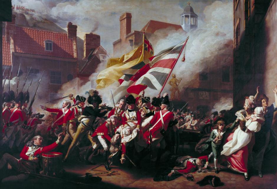 The Death of Major Peirson, 6 January 1781 1783 by John Singleton Copley 1738-1815