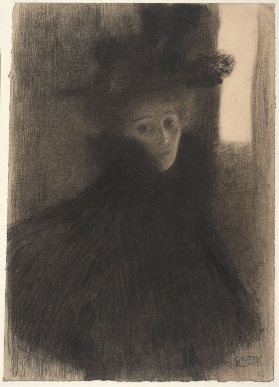 klimtladycapehat