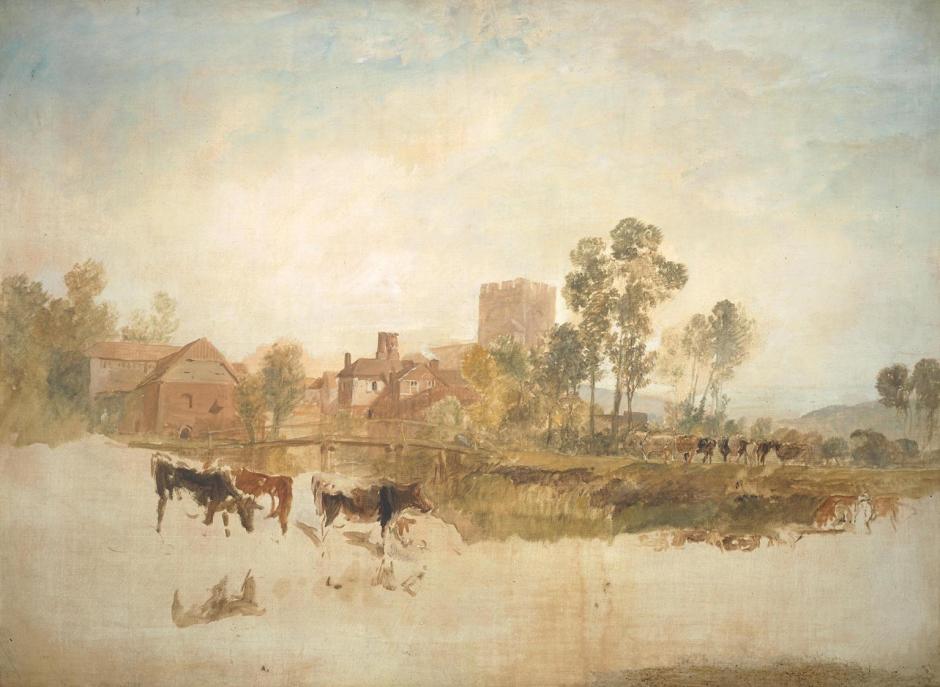 Goring Mill and Church c.1806-7 by Joseph Mallord William Turner 1775-1851