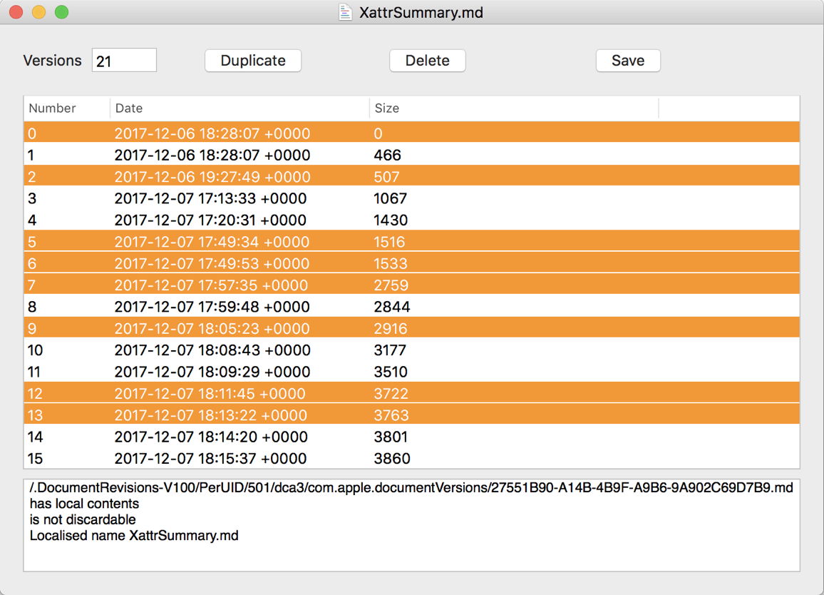 Revisionist can now remove selected versions – The Eclectic Light Company