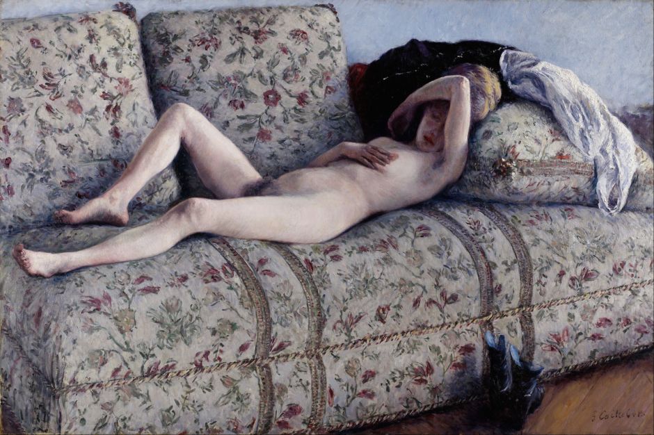 caillebottenudeoncouch1880