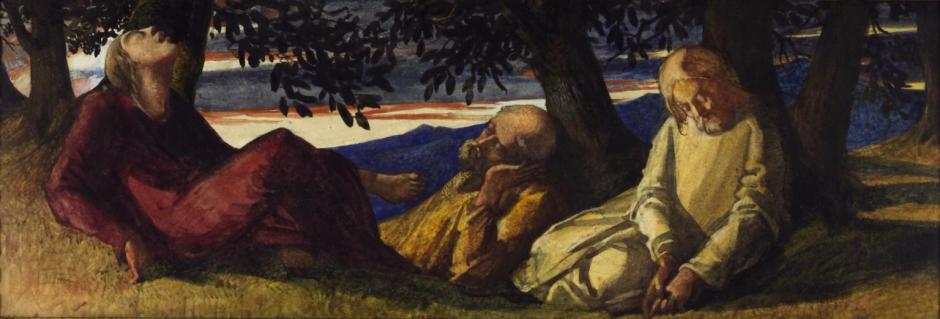 Sleeping Disciples by Louisa Anne, Marchioness of Waterford 1818-1891