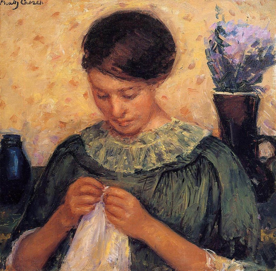 cassattwomansewing