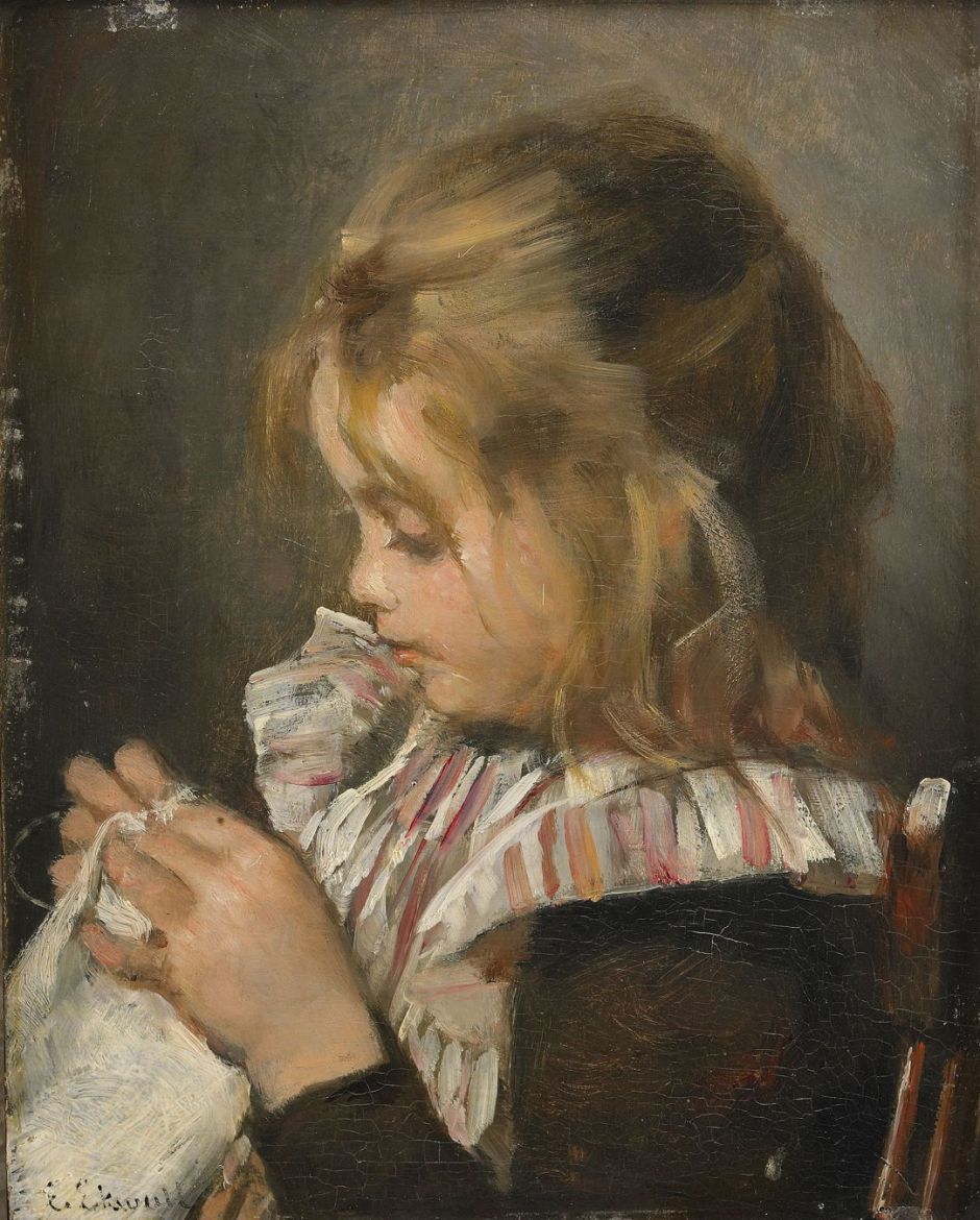 ekwallgirlworkingbyhand