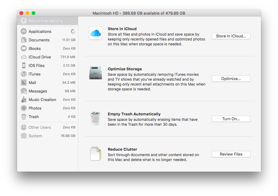 Inside iCloud Drive: Optimize Storage, and its bugs – The Eclectic ...