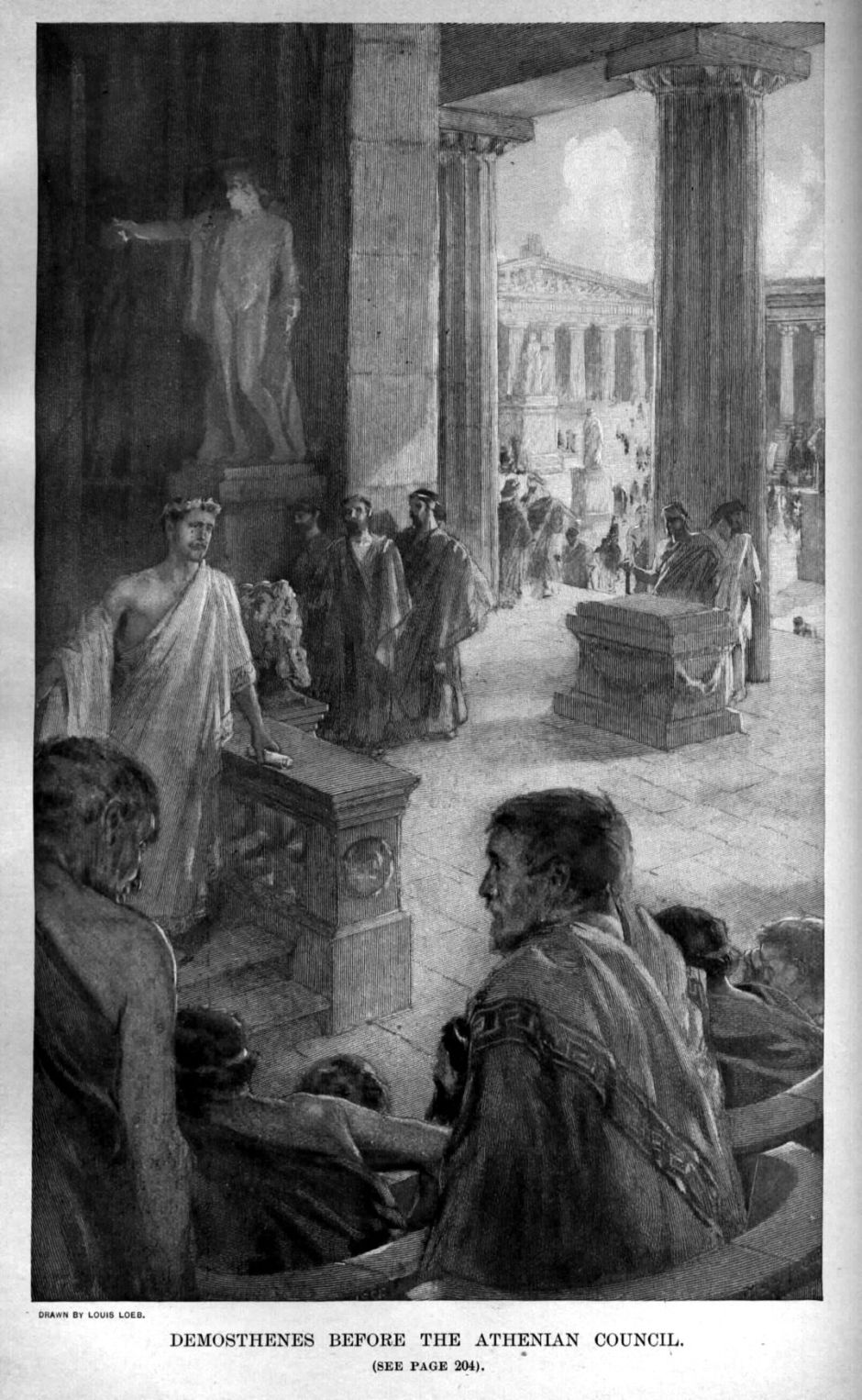 loebdemosthenesbeforeatheniancouncil