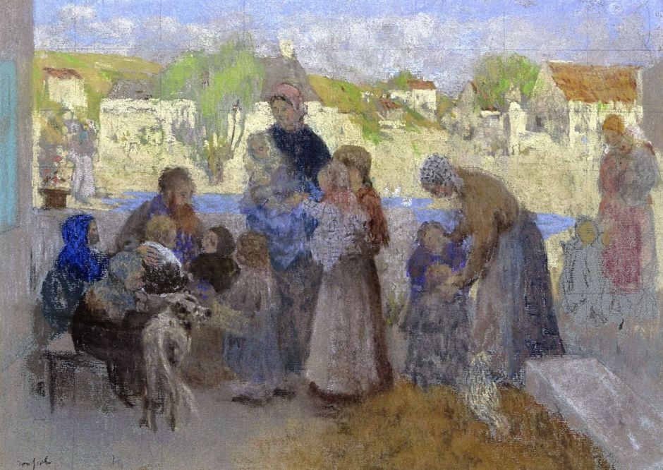 rousselwomenchildrenvillage