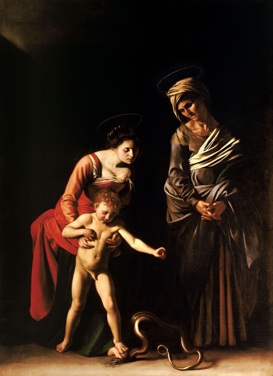 caravaggiomadonnachildanne