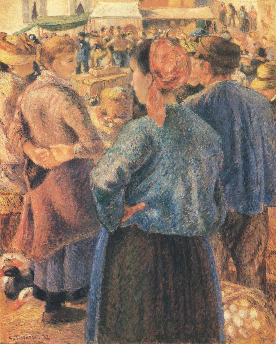 pissarropoultrymarketontoise1882